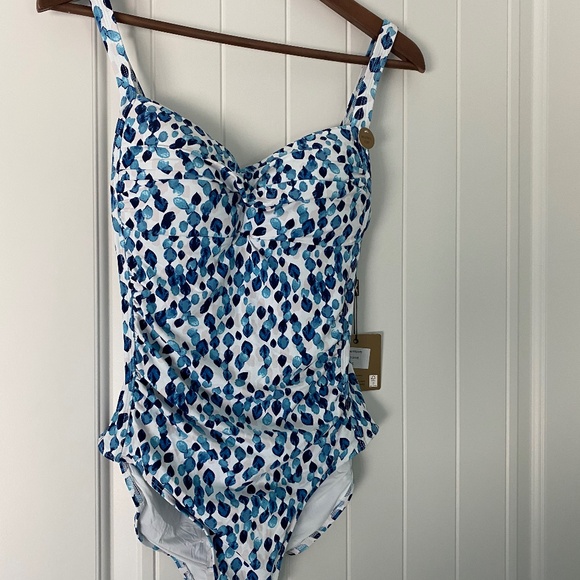 NWT Nip Tuck Petal Plunge Isla One Piece Size 8 - Picture 6 of 14